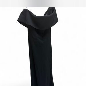 Dillards Elegant Black Off-Shoulder Dress